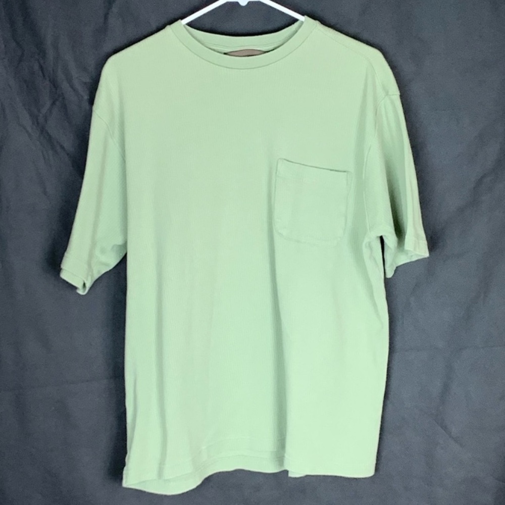 BRAND NEW Authentic H&T Green Ribbed T-Shirt